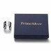 PrimeSilver Sterling Silver Stackable Knuckle Ring, 5MM/10MM/15MM Toe Finger Open Band Ring for Women Men Girls Minimalist Jewelry Personalized Custom Rings Xmas Decorations(Send Gift Box)